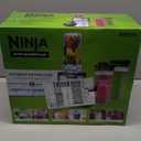 Ninja BN301 Nutri-Blender Plus Compact Personal Blender, 900-Peak-Watt Motor, Frozen Drinks, Smoothies, Sauces & More, (3) 20 oz. To-Go Cups, (2) Spout-Lids (1) Storage-Lid, Dishwasher Safe, Silver