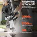 VEVOR Demolition Jack Hammer 3000 W Powerful Electric Jackhammer Black