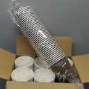 LITOPAK 240 Pack 12 oz Paper Cups, Brown Disposable Hot Coffee Cups for Party, Picnic, Travel, and Events