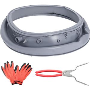 WF45K6200AW/A2 WF45K6200AZ Washer Door Seal Compatible with Samsung Washer Seal Replacement Parts, DC97-16140P DC97-19755A Washer Door Boot WF45M5500AP/A5 WF45M5500AZ/A5 Door Seal Gasket