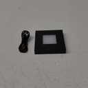 4.33 inch LED Multimodal Multicolor Light Stand Base Black - Square Display Base for 3D Crystal Glass Art - LED Light Base and Crystal Display Stand - USB/Battery Powered Crystal Stand