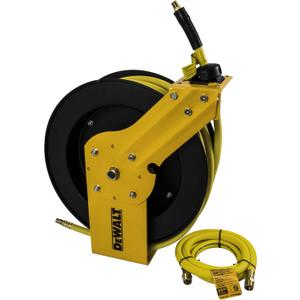 DeWalt DXCM024-0374 Single Arm Hose Reel with 3/8 x 50 Rubber Hose