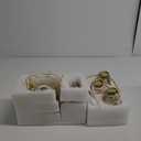 20 Pieces European Ceramic Tea Set for Adults With Metal Holder and Flower Painting (Large Cream Version)