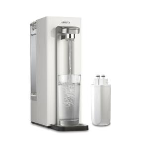 Brita Hub Compact Instant Powerful Countertop Water Filter System, Reduces 70+ Contaminants, 9 Cup Water Reservoir, Includes 6 Month Carbon Block Filter, White, 87344