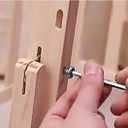 3 x 40PCS M6x50mm Stainless Steel Flat Head Hex Socket Hex Bolt Screws Countersunk Connector Fasteners for Furniture (Silver)