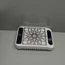 Nail Dust Collector for Nail Techs,Compact & Quiet Vacuum Fan Dust Collector with Reusable Filter, Powerful Dust Suction Machine,Nail Tech Must Haves for Gel Polish,Pedicures,Salon & Home Use (Black White)