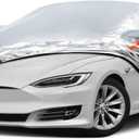 Car Cover Custom Fit Tesla Model 3 (2017-2025) Waterproof for Automobiles, Oxford Sun Rain Dust Snow Protection (Ships from US Warehouse, Delivery 3-8 Days) (Single Layer-Oxford)