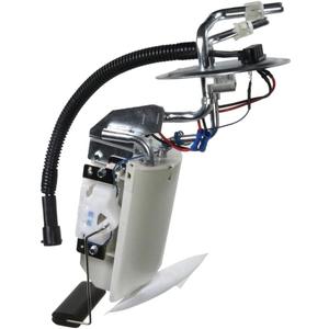 TRQ Fuel Pump Module Assembly Sending Unit Strainer 18 Gallon Tank After Axle Steel Tank Compatible with 90-97 Ford F-150 F-250 F-350 F-Super Duty