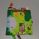 beiens Baby Books Toys, Touch and Feel Crinkle Cloth Book for Infant Baby 0-3-6-12-18 Months, Early Development Interactive Stroller Soft Toys, Newborn Gifts for Boys Girls