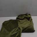 Dchola Olive Green Velvet Curtains for Bedroom Window, Super Soft Vintage Luxury Heavy Drapes, Room Darkening Rod Pocket Curtain for Living Room, W52 by L96 inches, 2 Panels