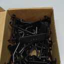 4 Inch Gridwall Hooks, Grid Panel Hanging Hooks for Retail, Home, and Workspace Organization, Displays, and Storage Solutions(40Pack,Black)