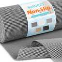 Songrey Non-Adhesive Drawer and Shelf Liner, 12IN x 20FT Non Slip Cabinet Liners, Protect Kitchen Cupboard, Bathroom Drawers, Breathable, Thick Strong Grip mat (Dark Gray)