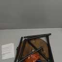 2 Tier Wood Plant Stand Indoor, Small Round Flower Pot Stand, 19.6" Tall Single Plant Holder for Living Room, Balcony, Rustic Brown End Side TableRustic Brown