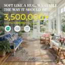LIVEBOX Modern Easy Jute 5x7 Outdoor Rug, Washable Area Rugs for Living Room Patio Tropical Leaf Indoor Outdoor Rug, Boho Farmhouse Non Slip Carpet for Backyard Foyer Dining Room(Beige, 5'x7')