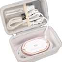 Aproca Grey Portable Hard Storage Case, for Newbealer Travel Iron Mini Dry Iron and Accessories (Only Box)