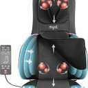 Mynt FSA Eligible HSA Approved Shiatsu Neck and Back Massager for Chair with 10 Deep Kneading Nodes, 2D & 3D Adjustable Back Massage with Heat, Portable Massage Chair Pad with Cover