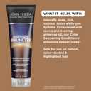 John Frieda Midnight Brunette Conditioner, Color Deepening Conditioner to Enhance and Refresh Brunette Tones, Infused with Cocoa and Primrose Oil to Nourish and Enhance Brunette Tones, 8.3 Oz