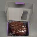 KooKaStyle Invisible Wire Hair Extensions Long Wavy Layered Synthetic Hair Extensions with Transparent Wire Adjustable Size 6 Secure Clips Auburn Hairpieces for Women 20 Inch (350/13#Auburn)