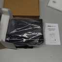 Hang on Back Aquarium Filter,Ultra-Quiet Small Canister Filter,3-Stage Filtration,Bottom Anti-Dry Burn Motor,Extra-Large Filter Media Basket Suitable