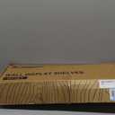 Forbena Floating Shelves for Wall 24 Inches Long, Modern White Wall Shelving Unit for Bedroom, Wood Hanging Shelf for Kitchen Bathroom Living Room Office Organizers and Storage (White and Grey)