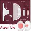 Nenesupply Handsfree Wearable Collection Cups Breastmilk Compatible with Baby Buddha Momcozy V1 V2 Breast Pumps. 24mm Silicone Flanges Replacement Pump Parts Accessories 19mm 21mm Inserts