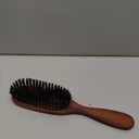 100% Pure Calcutta Boar Bristle Hairbrush for Natural Healthy Hair, Stiff Bristle, Made in Germany's Black Forest