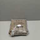 Collive Washable Kitchen Runner Rugs Non Slip, 2x6 Black/Natural Farmhouse Rug Runners for Hallway, Boho Hand-Woven Cotton Bedroom Carpet for Laundry Entryway Indoor