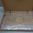 Sink Grid 18" X 12-1/2", Centered Drain with Corner Radius 1-1/2" Stainless Steel Material for Sink (18 X 12" Centered Drain)