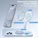 for iPhone 16 Pro Max Silicone Case Soft Protective Shockproof Magnetic Case Compatible MagSafe iPhone 16 Pro Max 6.9" Silicones Phone Case (Baby Blue)