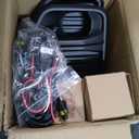 KAMDKI LED Fog Light Set 5pcs Compatible for 2023 2024 Chevrolet Colorado Front Bumper Lamp Assembly With Wire Harness Bulbs Cover Bezels 42737706 42737708 GM2592334 GM2593334