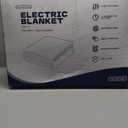 Heated Blanket Electric Throw Blanket 50''X 60''-Heating Blanket with 6 Heat Settings-4 Hours Auto Off,Cozy Faux Rabbit Fur Bubble Electric Blanket,Light Gray