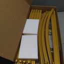 Putros Metal Arch Stand Gold Wedding Chiara Backdrop Stand Set of 3 (7.2FT,6.6FT,6FT) Square Arched Frame for Birthday Party Decoration