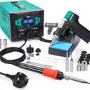 YIHUA 948D III Soldering Iron Desoldering Station Kit with Upgraded Desolder Tool, 110W EVO Solder Iron, Vacuum Pump, 3 Desoldering Nozzles, with Automatic Shutdown, Sleep Mode Functions.