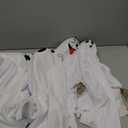 4PCS Hanging Ghosts Halloween Decorations With Skeleton Hands, Spooky & Cute Expression for Front Porch and Tree