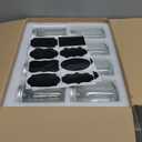 Accguan 16Pack 16oz Glass Mason Jars with Regular Airtight Lids, Clear Glass Jars Ideal for Canning, Pickling, Meal Prep, Jam, Honey, DIY Shower/Wedding Favors, Labels & Pen Included,Pint Canning Jars