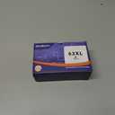 Remanufactured 63XL Black/Tri-Color Inkjet Cartridges (2-Pack) Replacement for HP Ink 63 Works with HP OfficeJet 3830 4650 5255 5258 5200 Envy 4520 4512 DeskJet 1112 3630 3632 3633 Printer