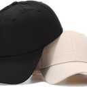 Waterproof Quick Dry Baseball Cap for Men Women Lightweight UV Protection Summer Hats for Outdoor Sports Black (Black)