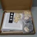 9 Pcs Pregnancy Announcement Set Pregnancy Reveal Ideas Felt Letter Board Baby Bodysuit Booties Photo Frame Bear Plush Wood Blocks for Coming Soon Baby Announcement(Black)