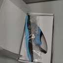 Pet Grooming Combo - Blue Deshedding Brush with Metal Comb for Detangling and Dematting Long, Matted Fur on Cats and Dogs