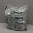 KOMUEE Glass Meal Prep Containers 3 Compartments, 5 Pack 36 oz, Glass Food Storage Containers with Lids, Airtight Lunch Bento Box, Portion Control, Freezer and Microwave Safe