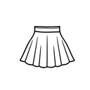 Women's Summer Flowy Skorts Ruffle Tiered Mini Skirts Boho Casual High Waist Tennis Golf Short Skirts Built-in Shorts Pale Blue, Large (L)