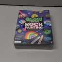 Dan&Darci Kids Rock Painting Kit - Glow in The Dark - Christmas Gifts Arts & Crafts for Boys and Girls Ages 6-12 - Craft Activities Kits - Creative Art Toys for 6, 7, 8, 9, 10, 11 & 12 Year Old Kid
