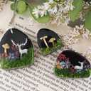 2 x 13 Styles Forest House Shape Epoxy Mold Keychain Pendant DIY Resin Casting Silicone Mold for Jewelry Charms Pendant Making