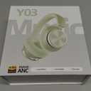 Wentronic Y03 Bluetooth Headphones Wireless Active Noise Cancelling Over Ear Headphones 48 Hours Playtime High Sound Quality 6 EQ Music Mode Headphones with Soft Ear Cushion - Green