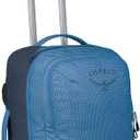 Osprey Transporter Wheeled Carry-On, Blue OS
wheeled duffel, rolling suitcase, carry on luggage, travel bag, carry on travel, flight friendly, wheeled luggage, Blue color