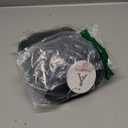 ANRABESS Dresses for Women Casual Lace Long Sleeve V Neck Tiered Swing Flowy Loose A-line Mini Short 2025 Fall Vacation Dress (Deep Green), Large