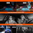 Vantrue N5 4 Channel WiFi 360 All Sides Dash Cam, STARVIS 2, IR Night Vision, 2.7K+1080P*3 Front Rear Inside Dashcam, Voice Control, GPS, 24 Hours Buffered Parking Mode Dash Camera