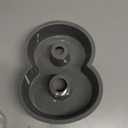 Dioycli Large Number Cake Pans for Baking 3D Cake Silicone Cake Mold DIY Personalized Cake Pan for Birthday and Wedding Anniversary Number 8 Cake Pan of 10 Inch