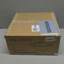 ESLITE LIFE Nonstick Stock Pot with Lid, 7 Quart Granite Casserole Large Soup Pot Pasta Cooking Pot, Induction Compatible, PTFE & PFOA Free, Black