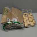 Cabilock 36pcs Mini Woven Baskets with Handles, Farmhouse Small Wood Wedding Candy Gift Storage Baskets for Wedding Party Favors Tree Hanging Ornaments Crafts